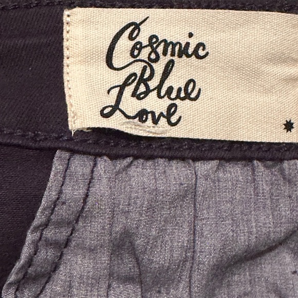 NWT Stitch Fix l Cosmic Blue Love Callie Cuffed Capri Skinny Pant - Picture 11 of 14